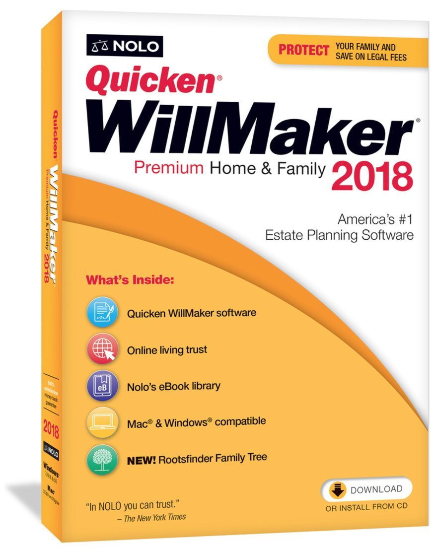 quicken willmaker plus 2018 for mac